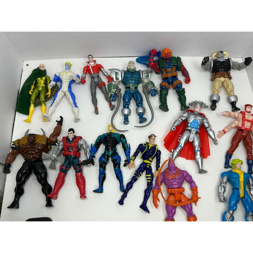 Vintage Marvel Toy Biz Action Figure Lot X-Men 2099 Omega Red Silver Samurai